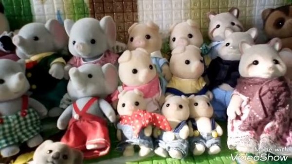 Моя коллекция зверюшек Sylvanian families /Calico Critters (сильваниан).