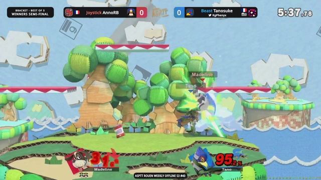 ASPTT Rouen Weekly S3 #40 - AnnoRB (Duck Hunt) Vs. Tanosuke (Falco) SSBU Ultimate Tournament смотреть онлайн
