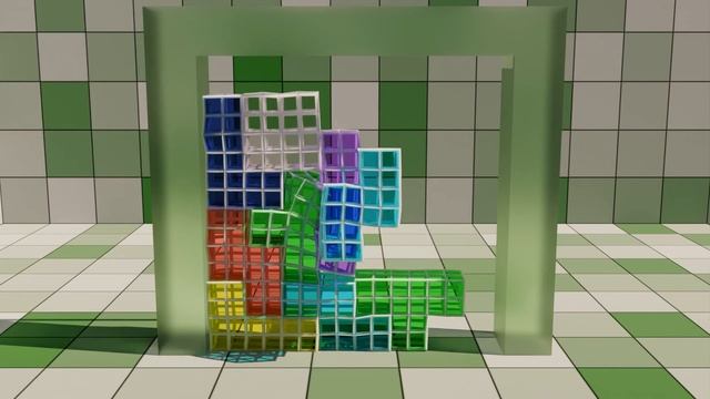 Flying Tetris Block - Softbody Tetris 18