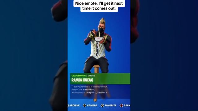 Ramen Break: last seen… #gaming #fortnite #viral #fortniteemote #shorts смотреть онлайн