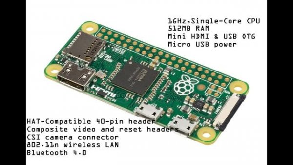 Raspberry Pi Zero W and Pi camera V2 Unboxing