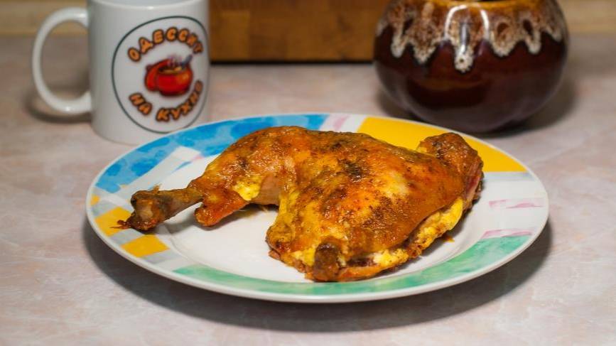 Куриные окорочка, запечённые с майонезом смотреть онлайн