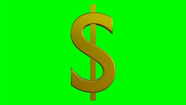 4K Dollar Symbol Green Screen | Free Footage смотреть онлайн