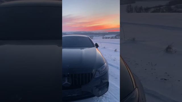 #germancars#mersedes#benz#s63#black#sunset смотреть онлайн