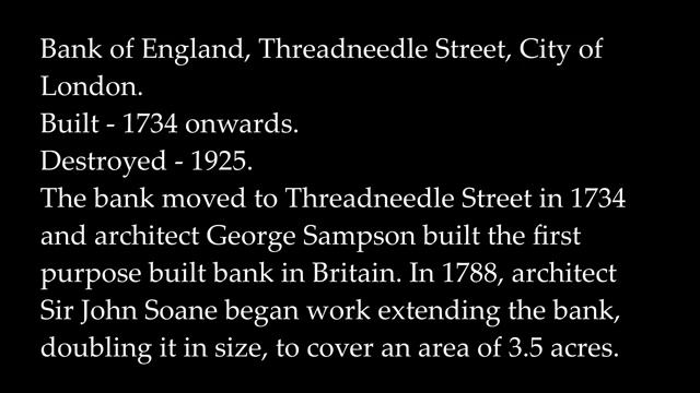 Londons lost buildings (in colour) смотреть онлайн