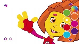 Фиксики Симка и Нолик. 16 увлекательная раскраска с анимациями!