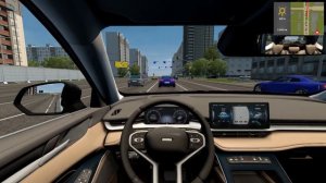 City Car Driving еду в гости на Haval H6 (Случилось 2 ДТП)