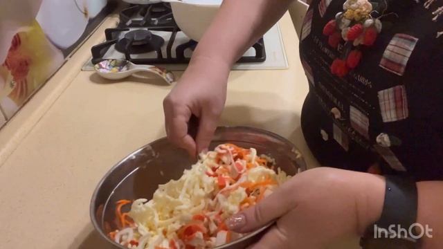 УЛЕТНЫЙ САЛАТИК 🥗🥒🥕🥚#сытныйсалат#бюджетныйсалат#готовимслюбовью смотреть онлайн