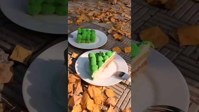 Велюровый муссовый тортик , яблочный мусс 🍏 смотреть онлайн