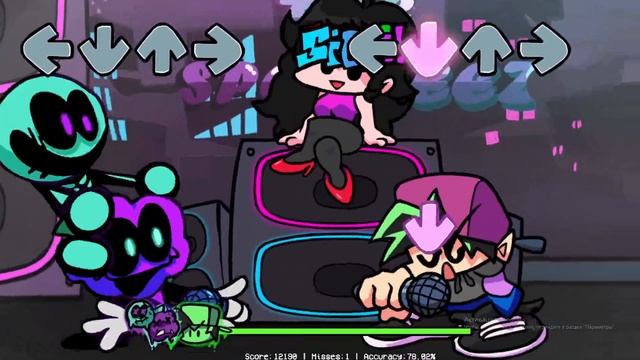 Neo mod Friday Night Funkin' hard mode прохождение 1 и 2 недель! смотреть онлайн