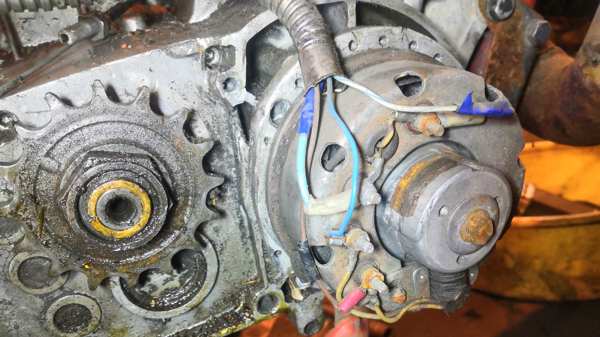 ИЖ ПС К16 РАЗБОР ДВИГАТЕЛЯ 2 ЧАСТЬ