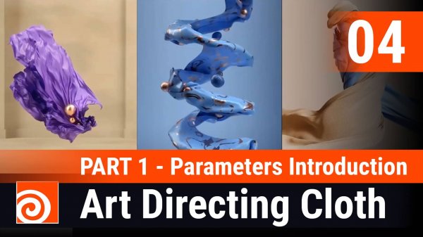 Art Directing Cloth in Houdini - PART 1 - Parameters Introduction - 04 Force Fall Off