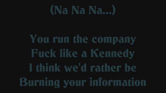 My Chemical Romance-Na Na Na (Lyrics) смотреть онлайн