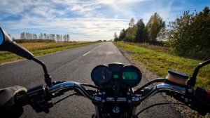 Осенние мотопокатушки на Regulmoto sk200-6