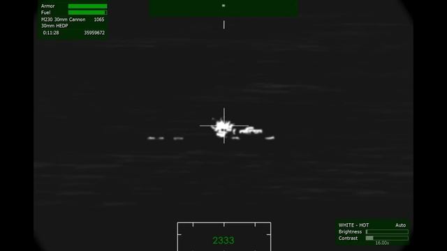 VBS2 ( Virtual Battlespace 2 ) JCOVE Lite - FLIR Attack with AH64 Apache смотреть онлайн