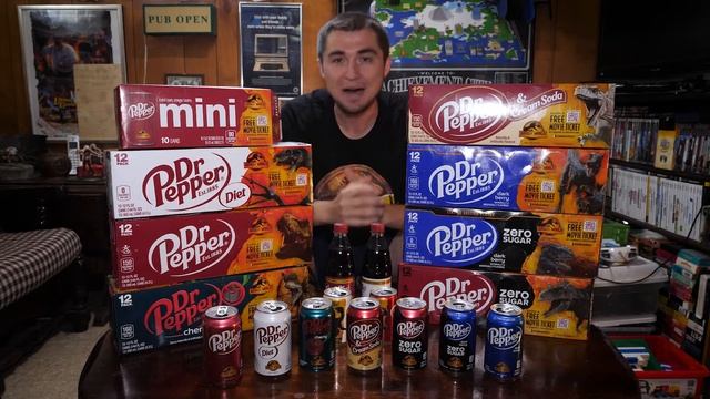 Jurassic World Dominion Dr. Pepper Limited Edition Cans & Mini Fridge Unboxing смотреть онлайн