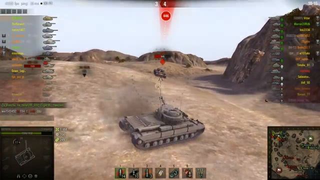 ✔WOT_Conqueror Эль-Халлуф Просто чудо Мечта Танкиста смотреть онлайн