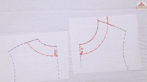 Построение обтачки горловины