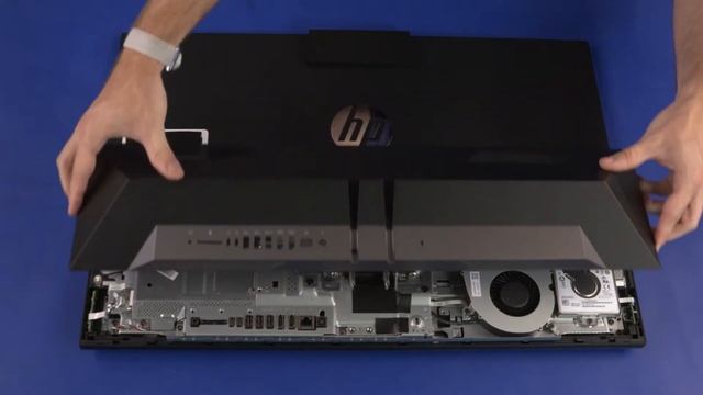 Replace the I/O Ports Rear Cover | HP Pavilion All-in-One 27, 24 PC | HP смотреть онлайн