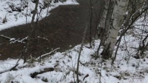 Вездеход переломка Ураган на лютых шинах  Торф, сели на пень под первым льдом, горки Trial 4x4 Ч.3