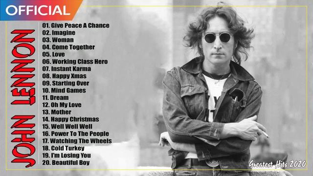 John Lennon Greatest Hits ||  Best Of John Lennon Full Album Playlist 2020