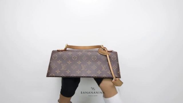 Louis Vuitton Monogram Cluny MM Blue Glacial смотреть онлайн