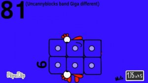 Uncannyblocks band Not Very Giga different (1-10) for @mrZavodila17
