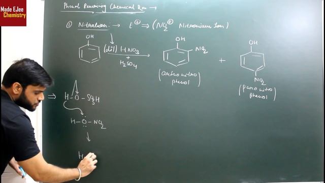Nitration of Phenol by HNO3 | Phenol Chemical Rxn. | 12th Organic | NEET JEE AIIMS смотреть онлайн
