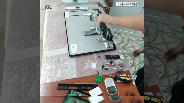 замена подсветки экрана Lg смотреть онлайн