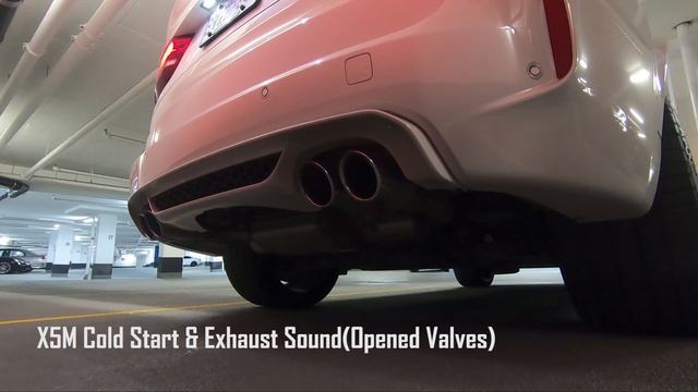 BMW F85 X5M Cold Start & Exhaust Sound w/ Opened Valves(2.7 K) смотреть онлайн