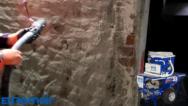 Euromair Compact-Pro 35 spraying Röfix 510 смотреть онлайн