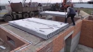 Как правильно и ровно уложить плиты перекрытия