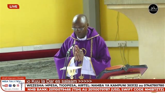 #LIVE: Misa Takatifu ya Mchana Jumatano Tarehe 06/03/2024 Kumb.Mt. Koleta wa Corbie, Bikira na Mtaw смотреть онлайн