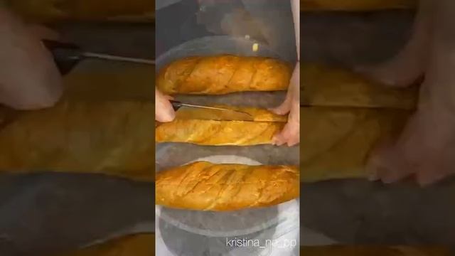 Хрустящий багет с начинкой болоньезе смотреть онлайн