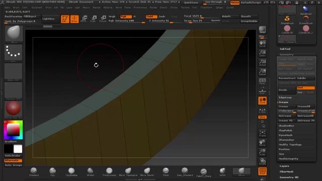 Tutorial Pincel CurveStrapSnap En Zbrush
