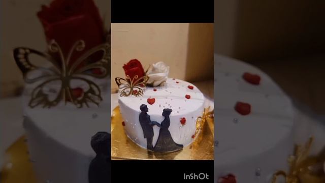 Anniversary cake on high demand #bestbirthdaycakedesignforgirl #subscribeformore смотреть онлайн