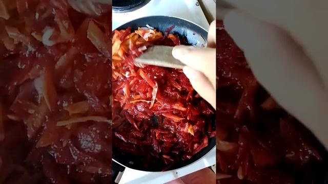 Поджарка для борща,много поджарки смотреть онлайн