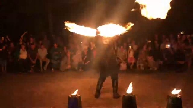 Фаер-Шоу на День Села. смотреть онлайн