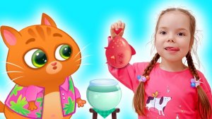 История для детей про котика Bubbu | Настя и Бубу в сборнике мультиков про рыбку