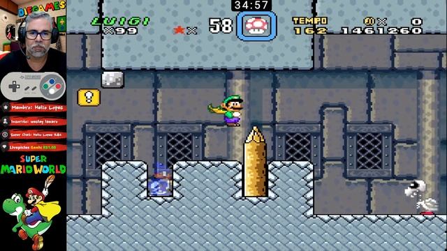 SUPER MARIO WORLD EM PORTUGUÊS - SPEEDRUN - LUIGI GAMEPLAY - SNES #2 смотреть онлайн