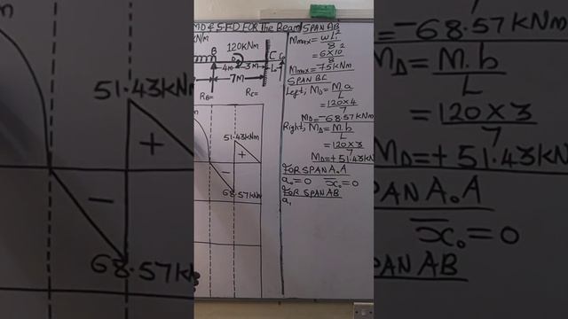 How to calculate support moments using three moments equation #george_kamiti #three_moment_theorem смотреть онлайн