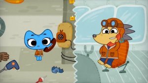 Раскраска - Котики, Вперед! - Не бросай, как попало - Учим цвета - мультики для малышей