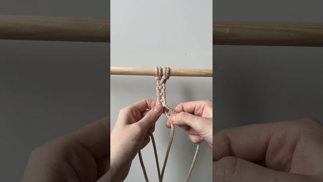 Косичка макраме #macrame #мастерклассмакраме #урокимакраме #макраме смотреть онлайн