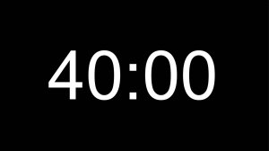 Таймер на 40 минут
