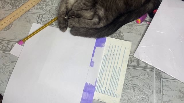 Как сделать лапку из бумаги,туториал на лапку,туториал на сквиш💋 смотреть онлайн