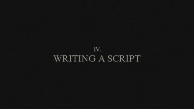 04.Writing a script смотреть онлайн