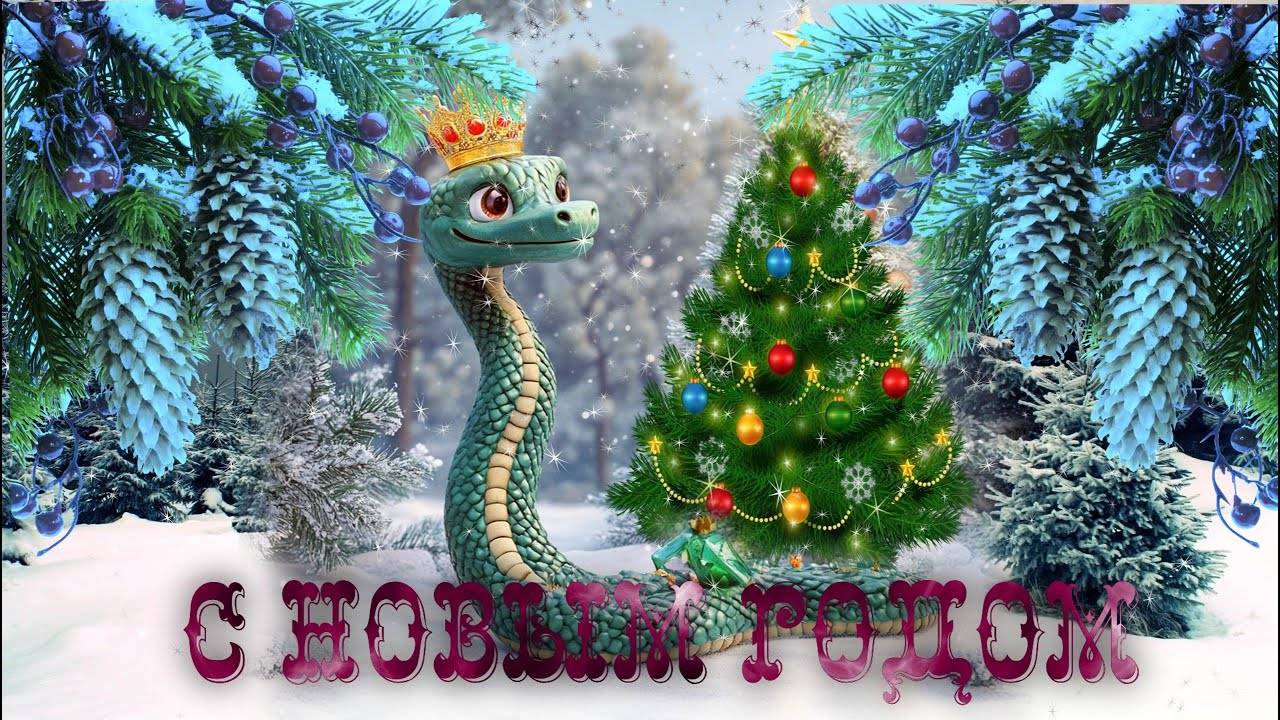С новым 2025 годом! Поздравление! смотреть онлайн