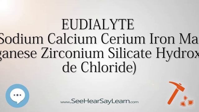 EUDIALYTE Sodium Calcium Cerium Iron Manganese Zirconium Silicate Hydroxide Chloride 🔊 смотреть онлайн