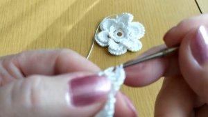 ЦВЕТЫ КРЮЧКОМ. УКРАШЕНИЕ.МАСТЕР-КЛАСС.