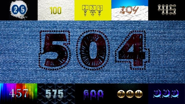 Numbers 1 to 1000 | 1000 seconds 16:40 Minutes | Números de 1 a 1000 | Vídeo 3 | 1から1000までの数字 смотреть онлайн